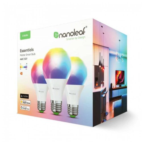 nanoleaf essential matter smart bulb a60 e27 3 bulbs gallery04