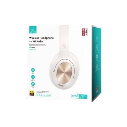 usams yh21 yh series white wireless headphones Gallery02