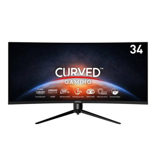 خرید مانیتور MSI Optix MAG342CQPV Curved سایز 34 اینچ