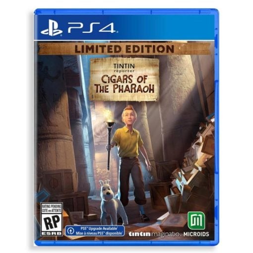 tintin reporter cigars of the pharaoh limited edition ps4 disc 01