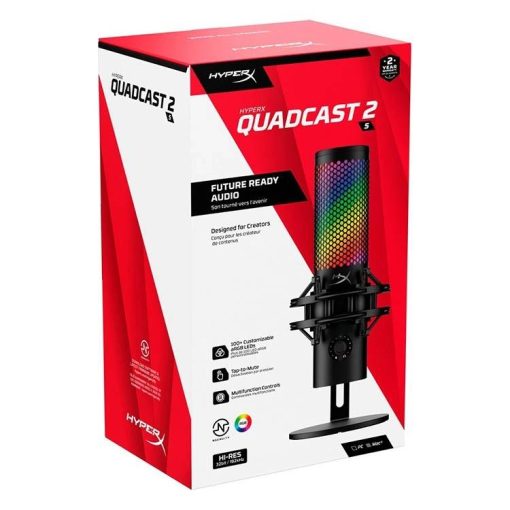 hyperx quadcast 2 s black streaming microphon Gallery09