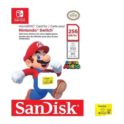 خرید کارت حافظه SanDisk Super Mario MicroSDXC 256GB