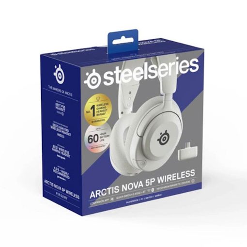 خرید هدست بی سیم Steelseries Arctis Nova 5P سفید