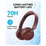خرید هدفون بی ‌سیم Anker Soundcore H30i زرشکی