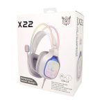 خرید هدست با‌ سیم Onikuma X22 RGB سفید