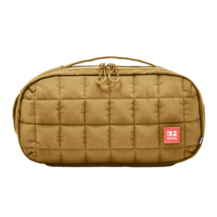 خرید کیف Hori Puff Pouch مخصوص Nintendo Switch 2 قهوه‌ای