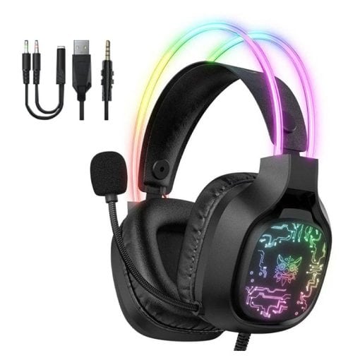 خرید هدست با‌ سیم Onikuma X22 RGB مشکی
