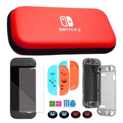 خرید کیت محافظ A-ONE-K 5 in 1 مخصوص Nintendo Switch 2 قرمز