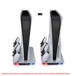 خرید پایه چند منظوره DOBE RGB مدل TP5-05102 مخصوص PS5