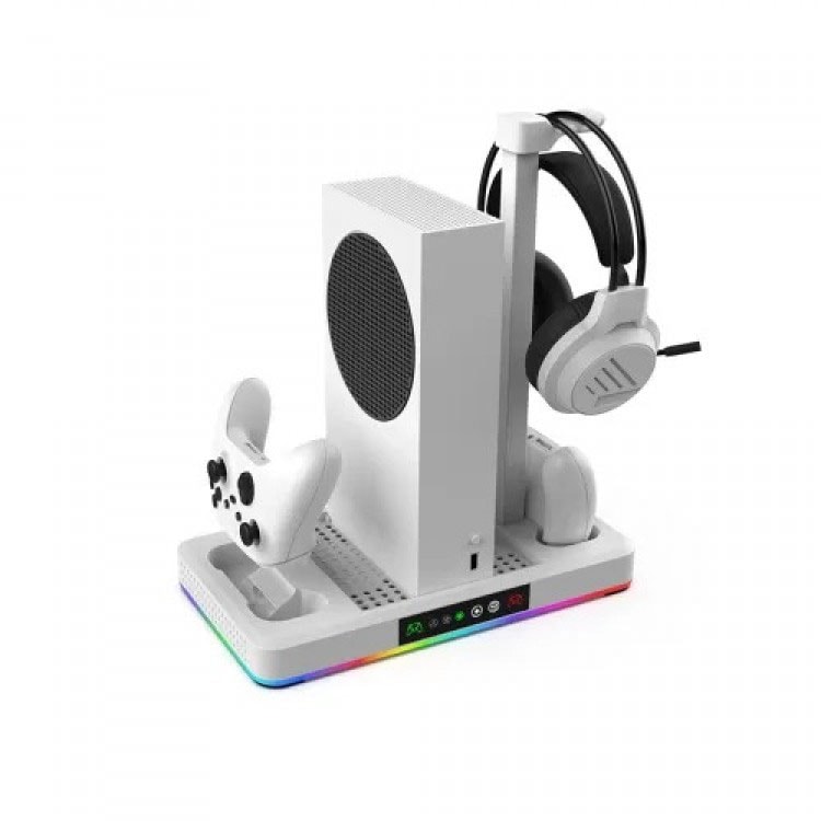 DOBE-multifunctional-cooling-charging-stand-for-xbox-series-white-gallery01 خرید پایه چند منظوره DOBE مخصوص Xbox Series سفید