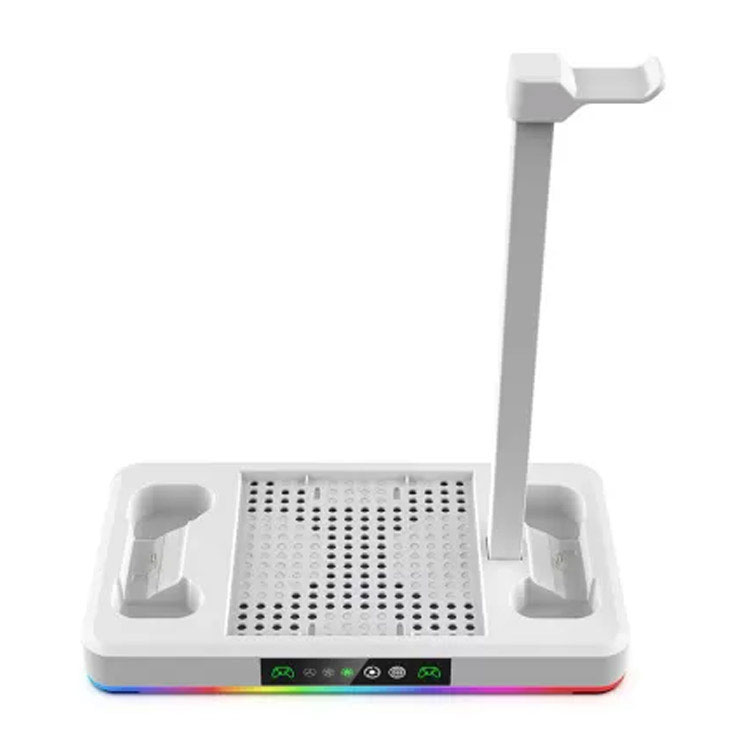 DOBE-multifunctional-cooling-charging-stand-for-xbox-series-white خرید پایه چند منظوره DOBE مخصوص Xbox Series سفید