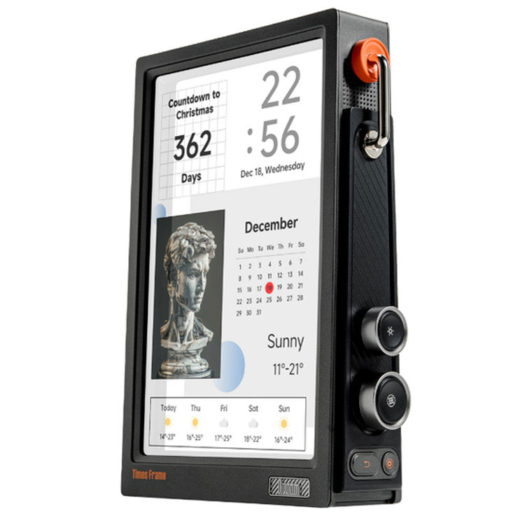 Divoom-Times-Frame-digital-frame-black خرید قاب دیجیتال Divoom Times Frame مشکی