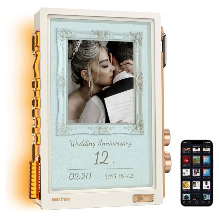 Divoom-Times-Frame-digital-frame-white-gallery01 خرید قاب دیجیتال Divoom Times Frame سفید