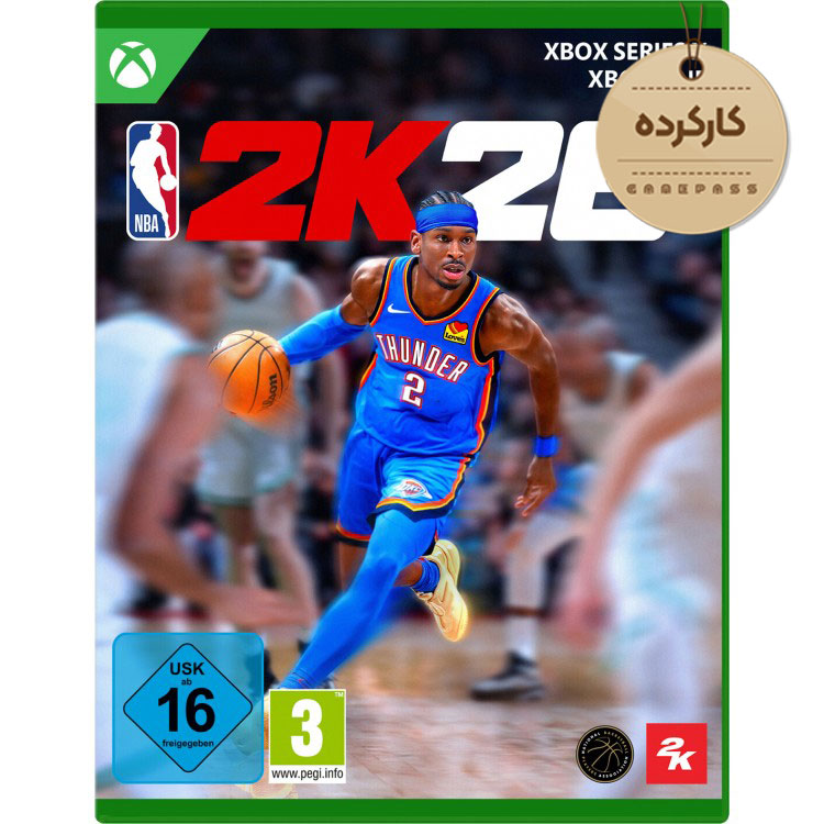 NBA-2K26-xbox-used-disc خرید بازی NBA 2K26 کارکرده برای Xbox