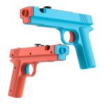 خرید گریپ طرح تفنگ DOBE مخصوص Nintendo Switch 2 قرمز آبی