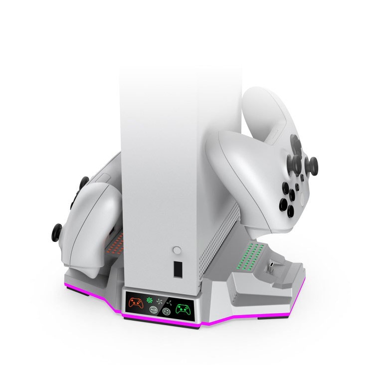 dobe-rgb-led-multifunctional-cooling-stand-for-xbox-series-s-gallery02 خرید پایه چند منظوره DOBE RGB LED مخصوص Xbox Series S