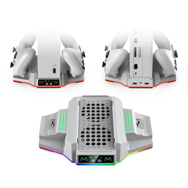 dobe-rgb-led-multifunctional-cooling-stand-for-xbox-series-s-gallery04 خرید پایه چند منظوره DOBE RGB LED مخصوص Xbox Series S