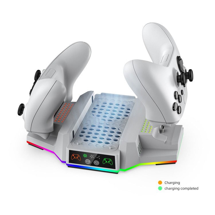 dobe-rgb-led-multifunctional-cooling-stand-for-xbox-series-s-gallery05 خرید پایه چند منظوره DOBE RGB LED مخصوص Xbox Series S