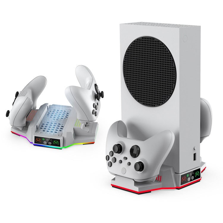 dobe-rgb-led-multifunctional-cooling-stand-for-xbox-series-s-gallery06 خرید پایه چند منظوره DOBE RGB LED مخصوص Xbox Series S