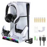 خرید پایه شارژر دیواری iPega RGB مناسب PS5