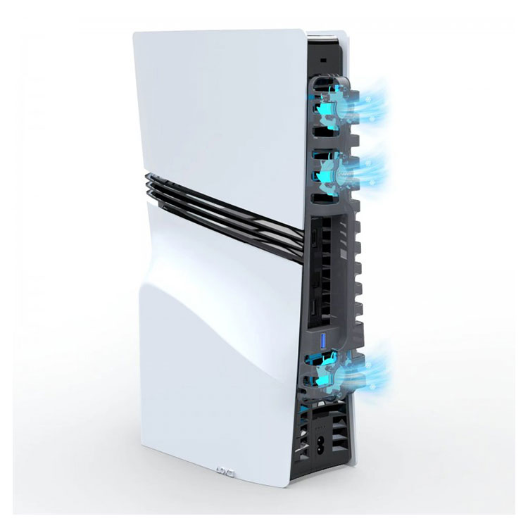 iPega-cooling-fan-for-ps5-slim-pro-black-gallery04 خرید فن خنککننده iPega مناسب PS5 مشکی