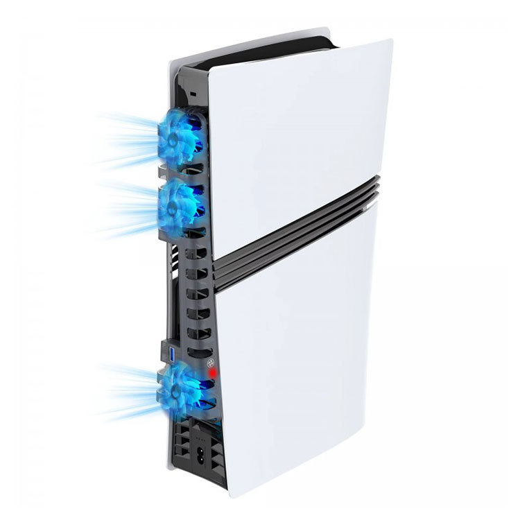 iPega-cooling-fan-for-ps5-slim-pro-black-gallery05 خرید فن خنککننده iPega مناسب PS5 مشکی