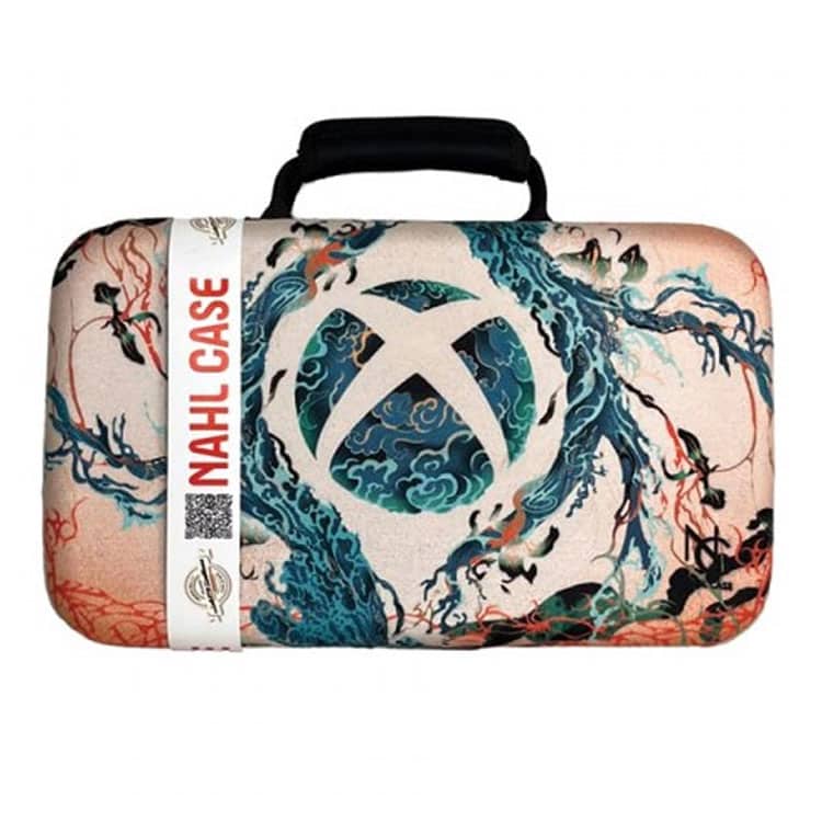 nahl-hard-case-for-xbox-series-s-japanese-wave-art خرید کیف Nahl مخصوص Xbox Series S طرح Japanese Wave Art