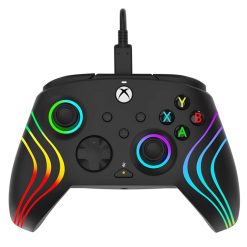 خرید کنترلر با سیم PDP Afterglow Wave مخصوص Xbox مشکی