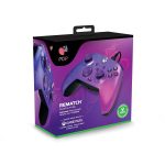 خرید کنترلر با سیم PDP Rematch مخصوص Xbox طرح Purple Fade