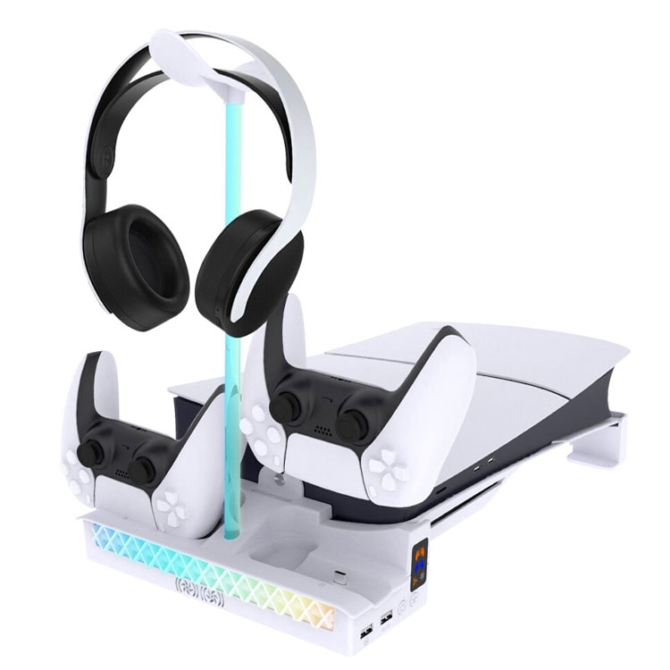 خرید پایه شارژر افقی PGTECH مخصوص PS5 Slim