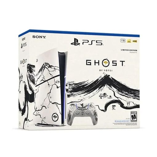 خرید کنسول PS5 Slim Ghost of Yotei Black Limited استاندارد