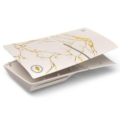 خرید فیس پلیت مخصوص PS5 طرح Slim Ghost of Yotei Gold Limited