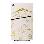 خرید فیس پلیت مخصوص PS5 طرح Slim Ghost of Yotei Gold Limited