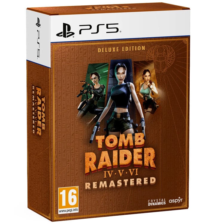 tomb-raider-4-6-remastered-deluxe-edition-ps5-disc خرید بازی Tomb Raider 4-5-6 Remastered Deluxe Edition برای PS5