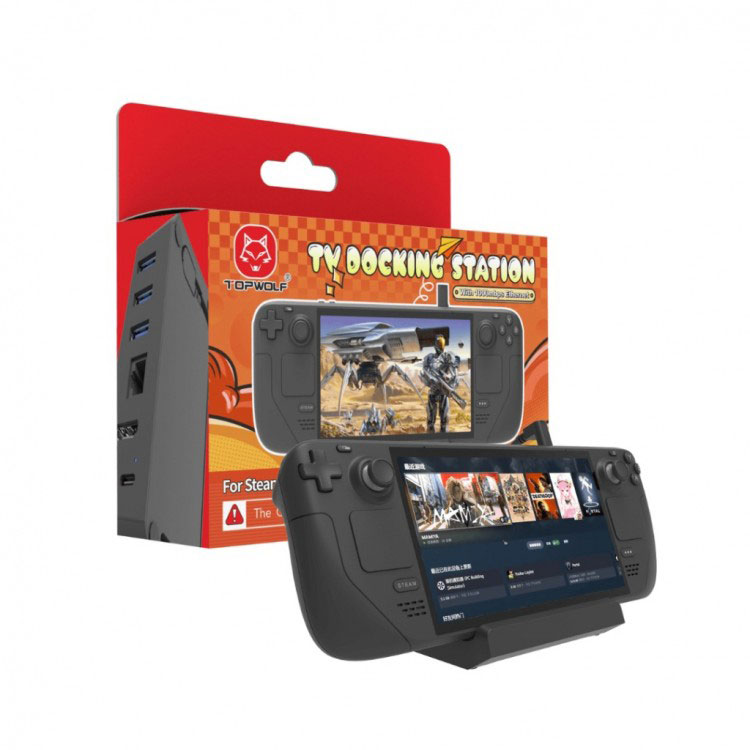 topwolf-docking-station-for-steam-deck-gallery01 خرید داک TopWolf مخصوص Steam Deck