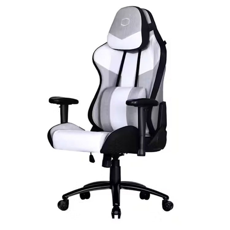 cooler-master-caliber-r3c-gaming-chair-white-gray خرید صندلی گیمینگ Cooler Master Caliber R3C سفید خاکستری