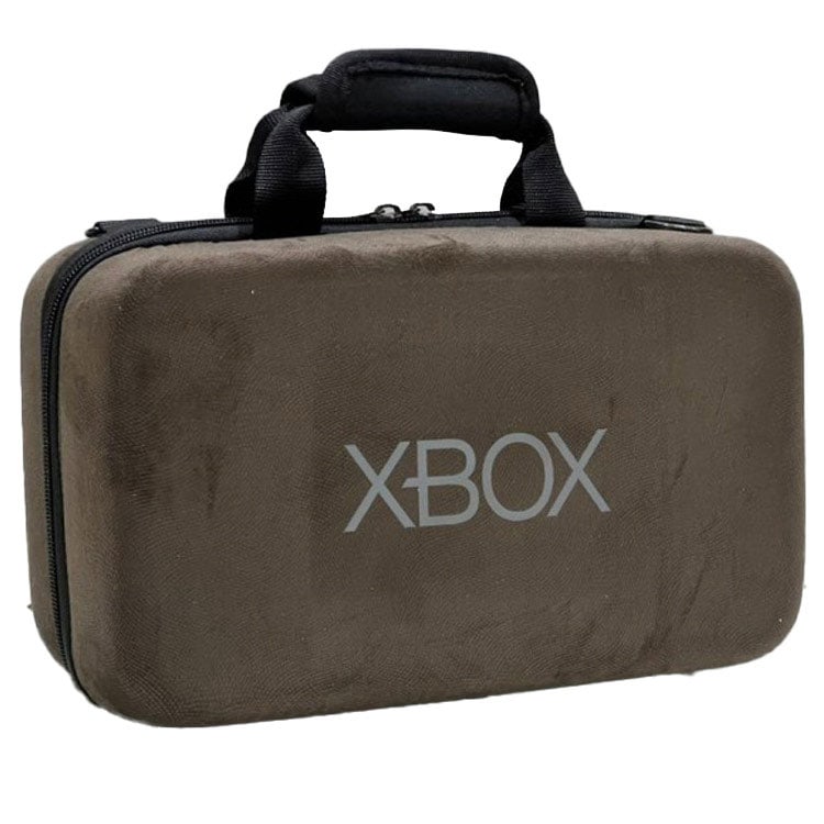 nahl-hard-case-for-xbox-series-s-plain-taupe-suede خرید کیف Nahl مخصوص Xbox Series S رنگ Plain Taupe Suede
