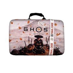 خرید کیف Nahl Case مخصوص PS5 Slim طرح Ghost of Yotei