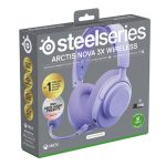 خرید هدست بی سیم SteelSeries Arctis Nova 3X بنفش