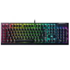 خرید کیبورد با سیم گیمینگ Razer Blackwidow V4 X سوییچ زرد