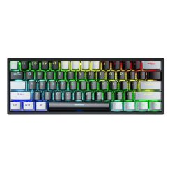 خرید کیبورد با سیم گیمینگ AULA F3261 RGB مشکی خاکستری