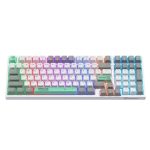 خرید کیبورد با سیم گیمینگ Onikuma G38 RGB سفید سوییچ آبی