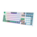 خرید کیبورد با سیم گیمینگ Onikuma G38 RGB سفید سوییچ آبی