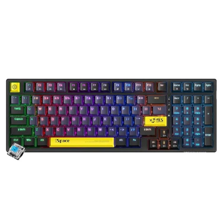 onikuma-g38-rgb-mechanical-blue-switch-wired-gaming-keyboard خرید کیبورد با سیم گیمینگ Onikuma G38 RGB سوییچ آبی