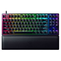 خرید کیبورد با سیم گیمینگ Razer Huntsman V2 TKL سوئیچ بنفش